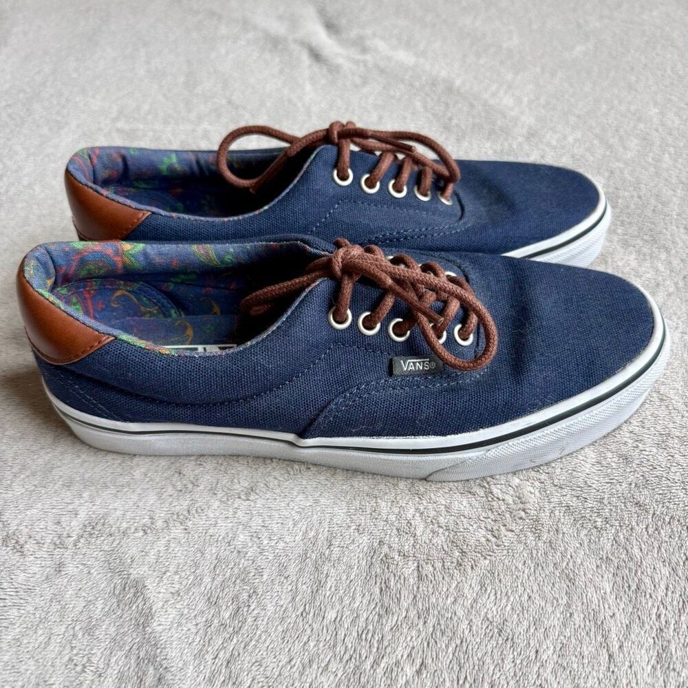 NWOB VANS Men’s Navy Era 59 Sneakers size 8 - Picture 4 of 10